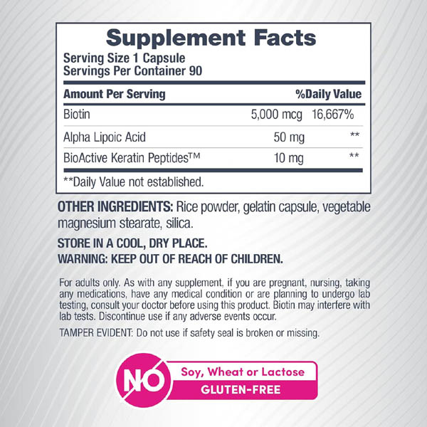 NeoCell Biotin With Keratin 90 Capsules