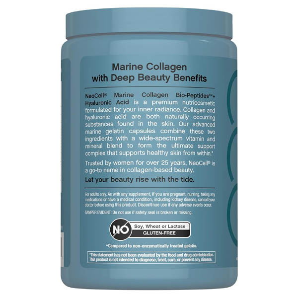 NeoCell Marine Collagen Bio-Peptides – 300 Capsules (Skin Hydration & Elasticity) - Image 2