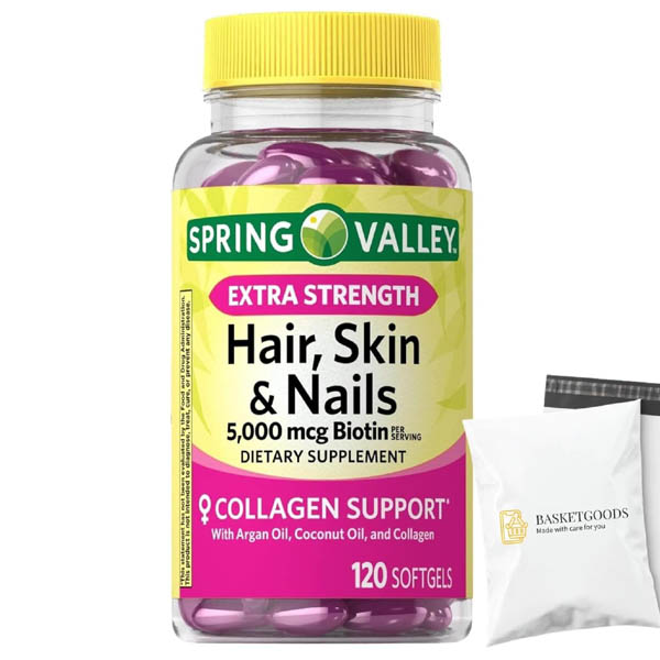 Spring Valley Hair Skin & Nails 5000 mcg