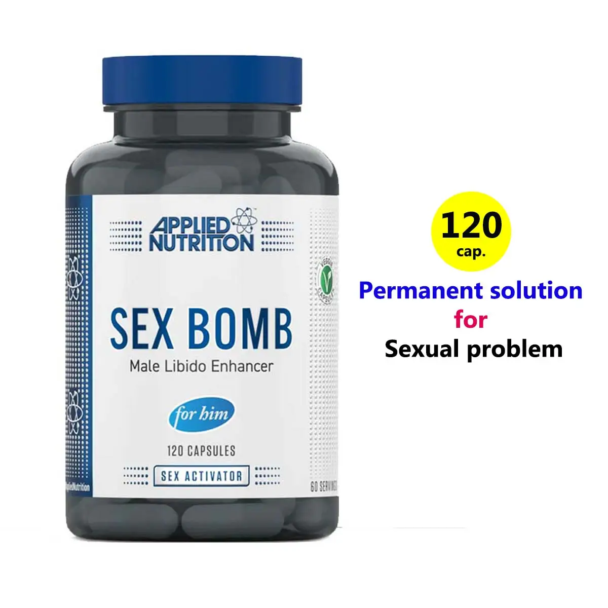 Applied Nutrition Sex Bomb Male Libido Enhancer 120 Capsules