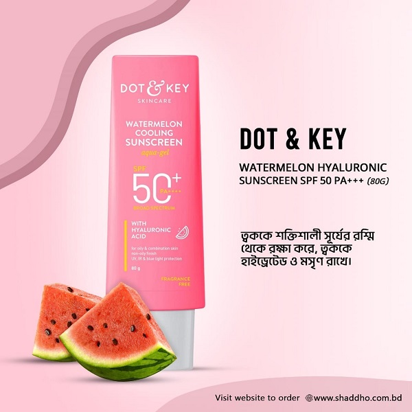 Dot & Key Watermelon Cooling Sunscreen SPF 50+ PA++++ 80g