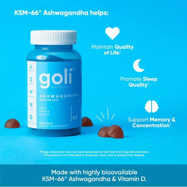 Goli Nutrition Ashwagandha Gummies