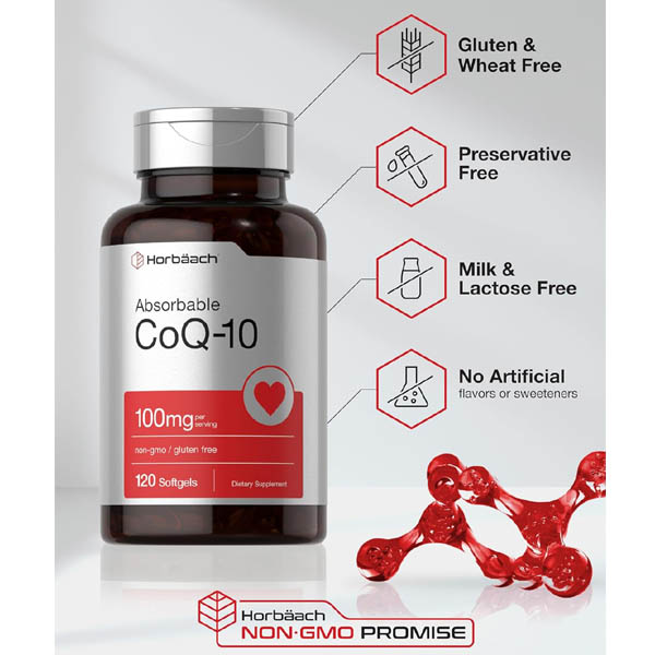 Horbaach Absorbable CoQ-10 100mg