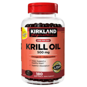 Kirkland Signature Krill Oil 500mg 180 Softgels