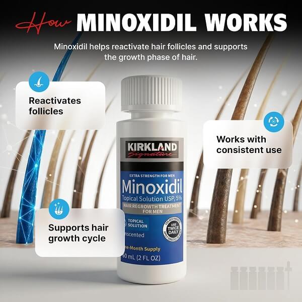 Kirkland Signature Minoxidil 5% Extra Strength Topical Solution