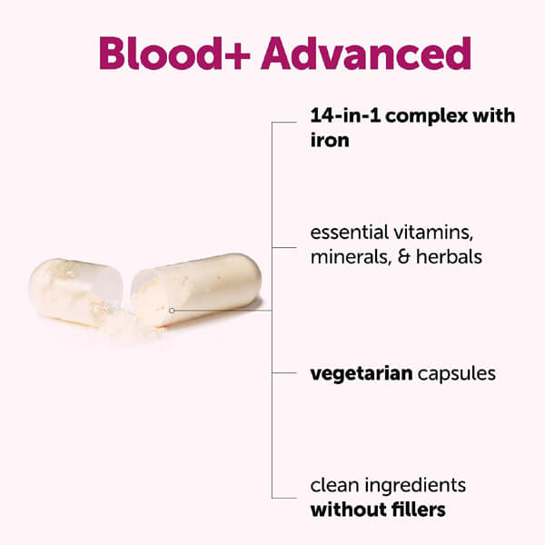 Micro Ingredients Blood Advanced Iron Supplement 240 Vegetarian Capsules