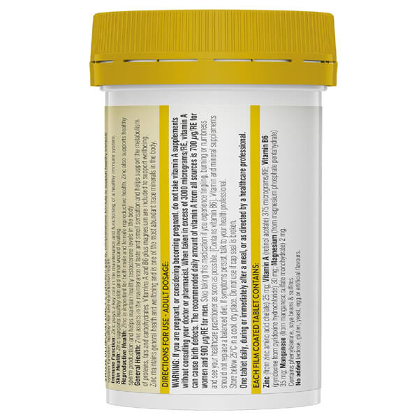 Swisse Ultiboost Zinc+ 60 Tablets