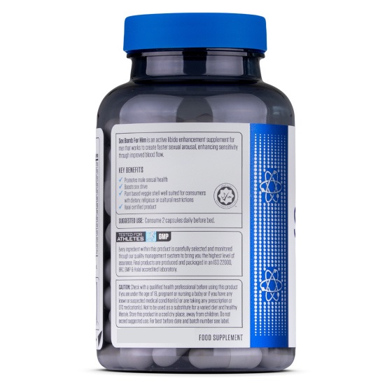 Applied Nutrition Sex Bomb Male Libido Enhancer 120 Capsules