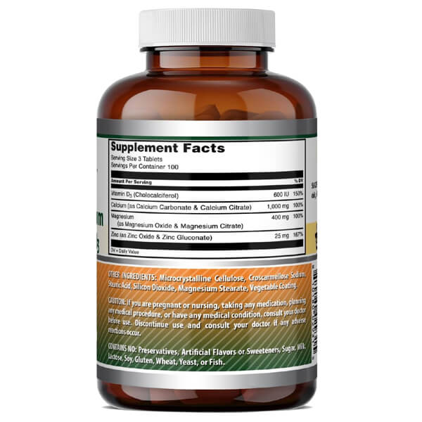 Amazing Formulas Calcium Magnesium Zinc + Vitamin D3 300