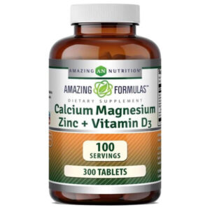 Shop Amazing Formulas Calcium Magnesium Zinc + Vitamin D3 300 Tablets at PureGlamer. 100 servings per bottle. Supports bone health, immune system, and overall wellness. Fast delivery across Bangladesh.