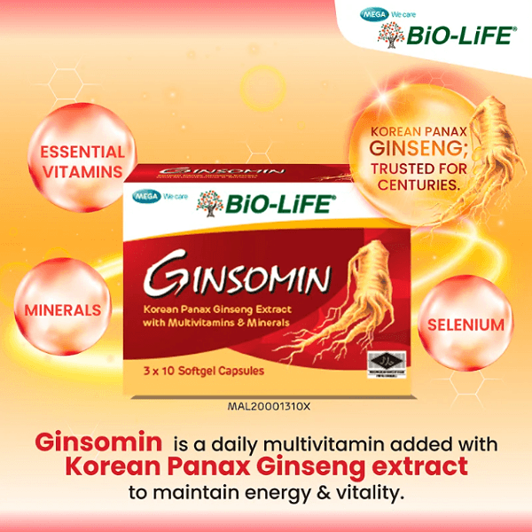 Bio-Life Ginsomin Korean Panax Ginseng Extract