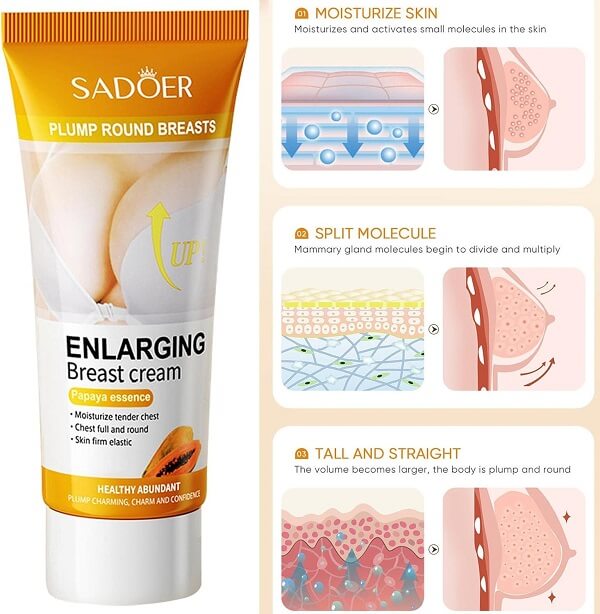 Enlarging Breast Cream - বড়ো ব্রেস্ট ছোট করার ক্রিম - Image 4