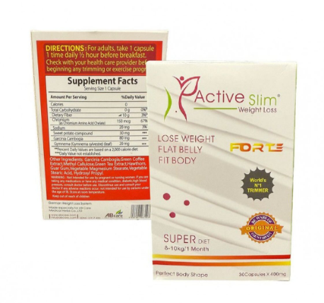 Active Slim Weight Loss Forte – Super Diet (30 Capsules x 400mg) - Image 2