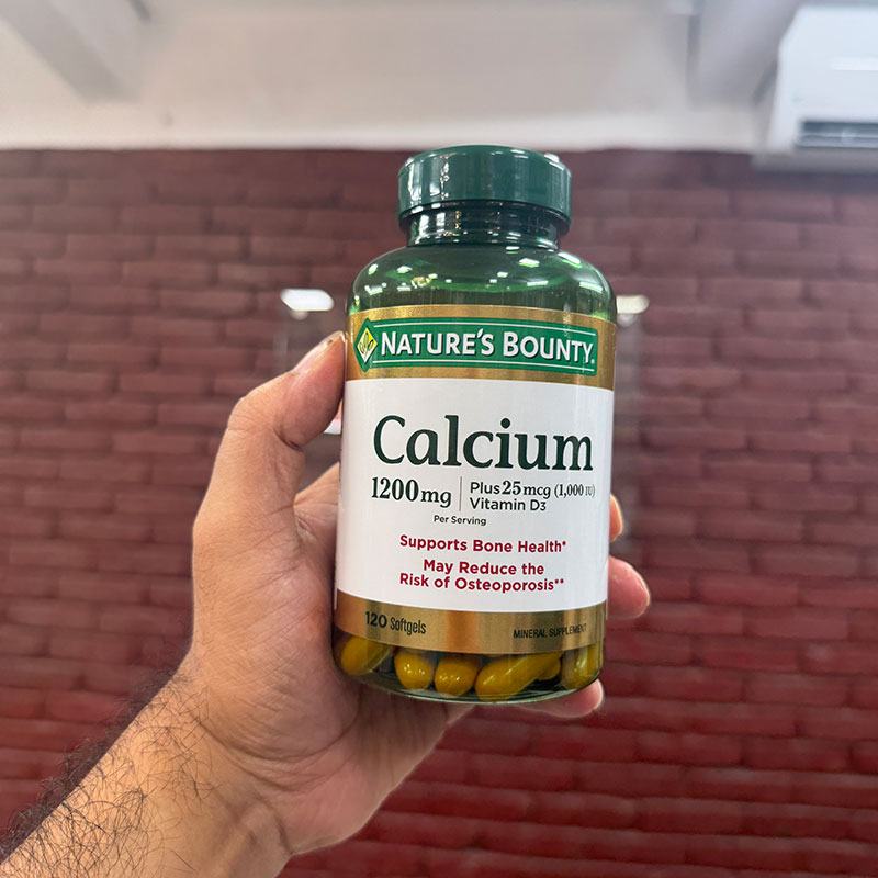 Shop Nature's Bounty Calcium 1200 mg with Vitamin D3 120 Softgels at PureGlamer. Supports bone health and may reduce the risk of osteoporosis. Fast delivery across Bangladesh.