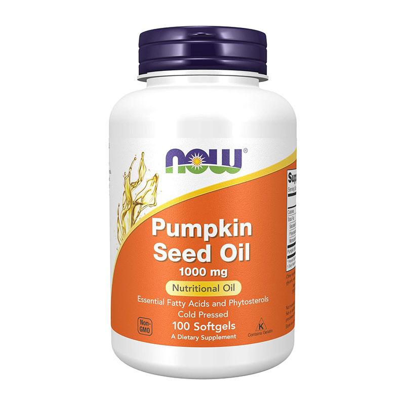 Shop NOW Foods Cold Pressed Pumpkin Seed Oil 1000 mg 100 Softgels at PureGlamer. Packed with essential fatty acids and phytosterols. Fast delivery across Bangladesh.