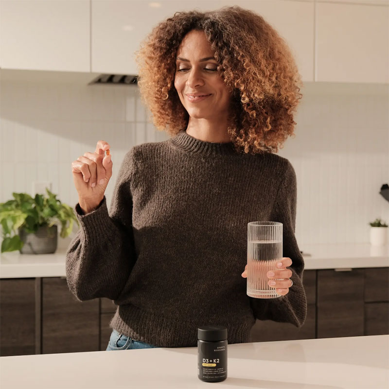 Shop Sports Research Plant-Based Vitamin D3 + K2 with Coconut MCT Oil 160 Veggie Softgels at PureGlamer. Supports bone and immune health. Fast delivery across Bangladesh.
