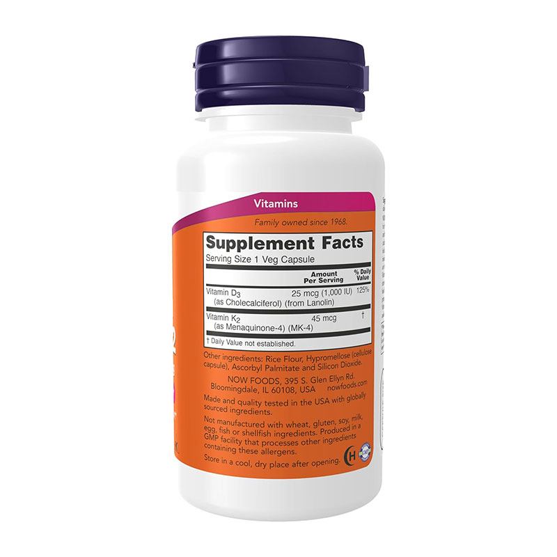 NOW Foods Vitamin D-3 and K-2